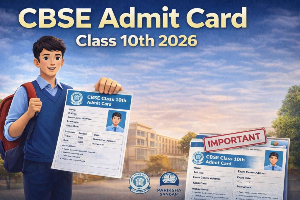 CBSE Class 10th Admit_Card जारी