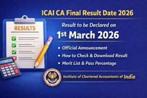 ICAI CA Final Result Date 2026