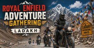 Royal Enfield Adventure Gathering Ladakh बेस कैंप 2026