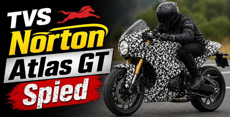 TVS Norton Atlas GT Spied