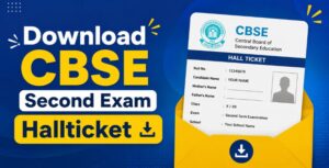 Download CBSE Second Exam Hallticket