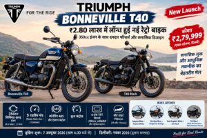 Triumph Bonneville T40 Launch Showcase